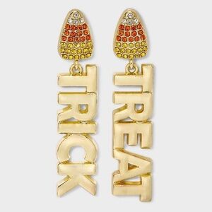 SUGARFIX by BaubleBar bone appetit truck or treat earrings Halloween NWT NEW